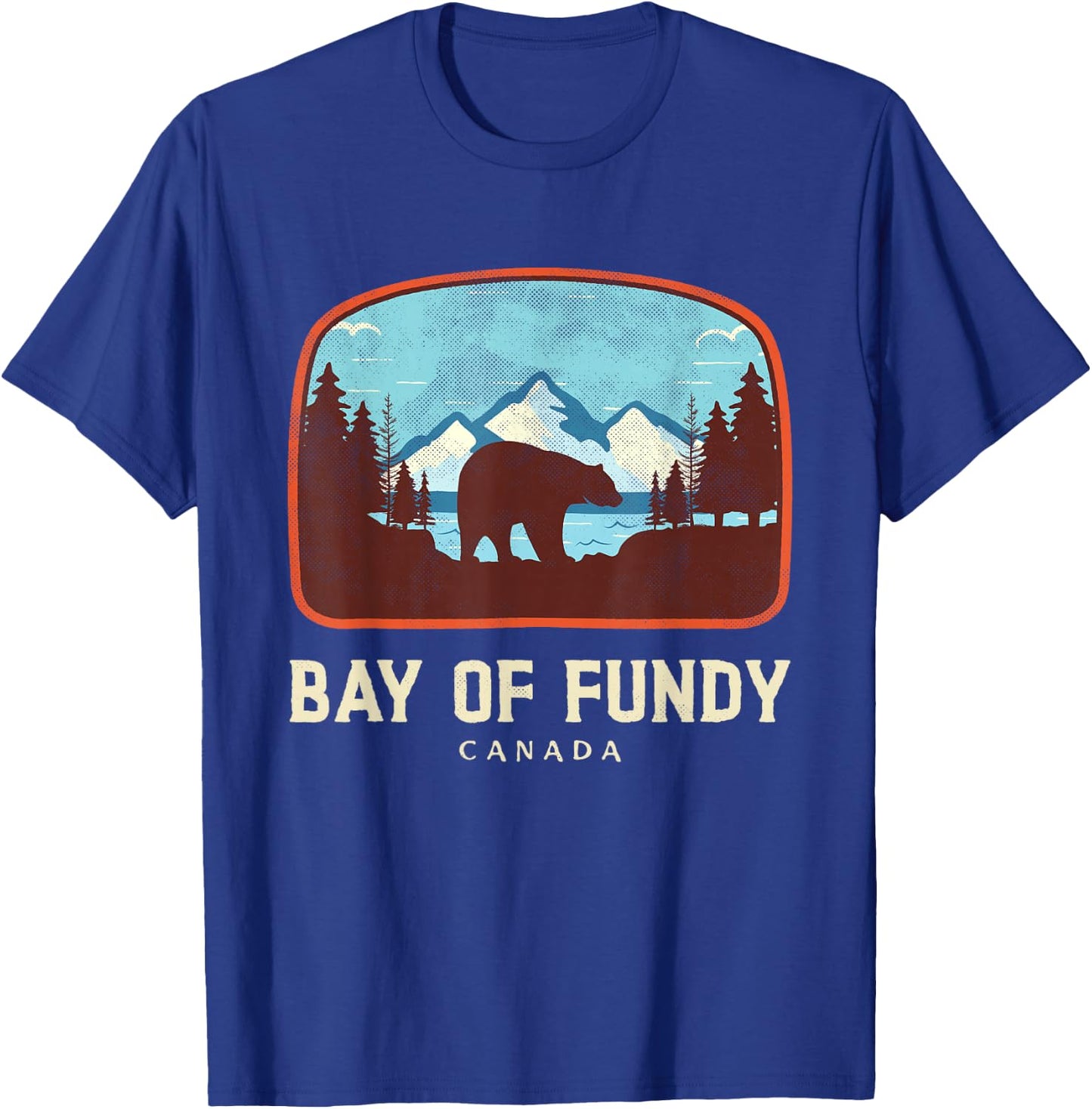 Bay of Fundy Canada T-Shirt - T-Shirt | Royal