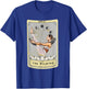 The Pilates Tarot Card Women's -Kids Vintage Black Cartoon T-Shirt - T-Shirt | Royal