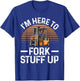 Funny Forklift Art Women Certified Forklift Drivers T-Shirt - T-Shirt | Royal