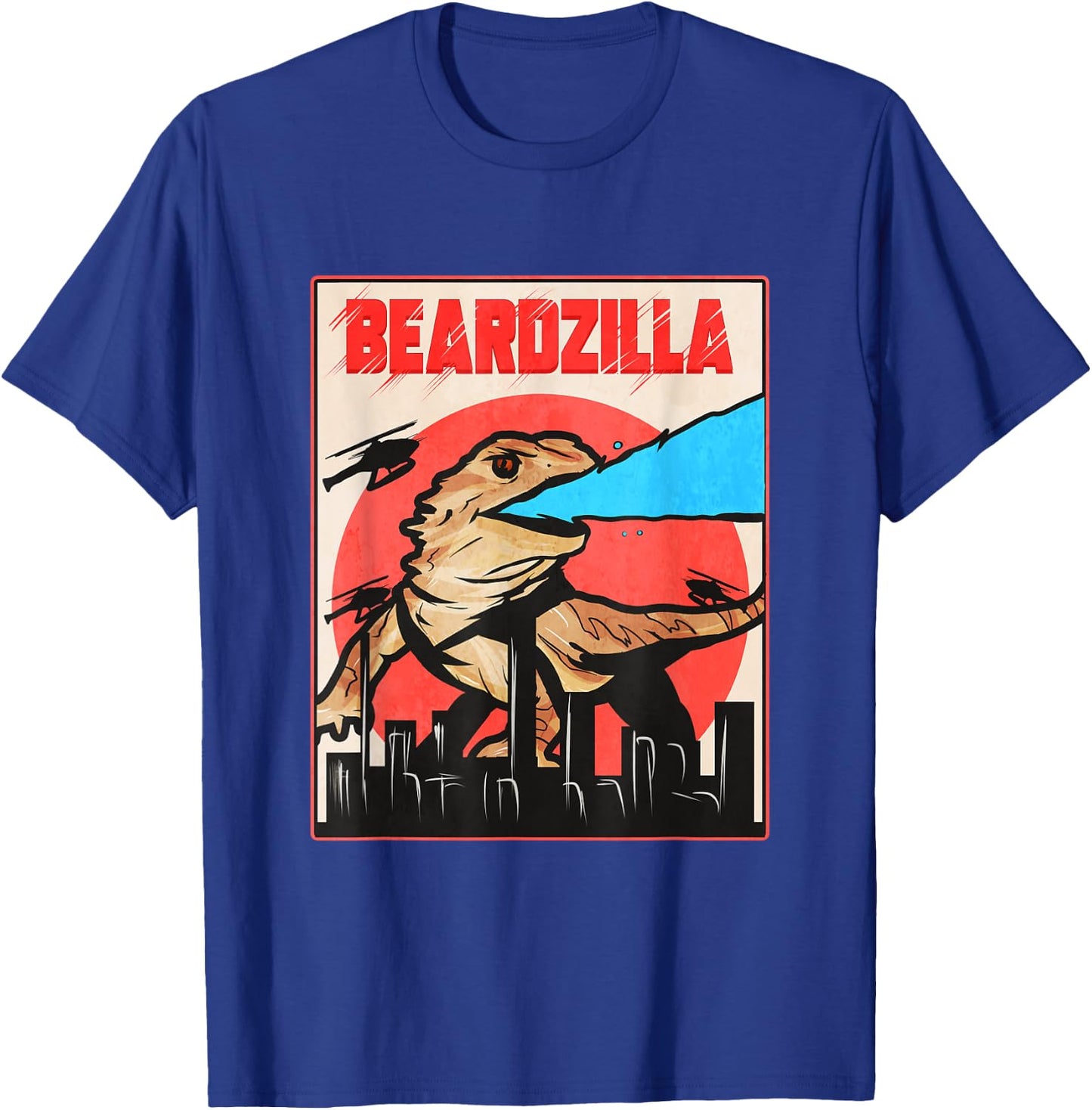 Beardzilla Bearded Dragon T-Shirt - T-Shirt | Royal