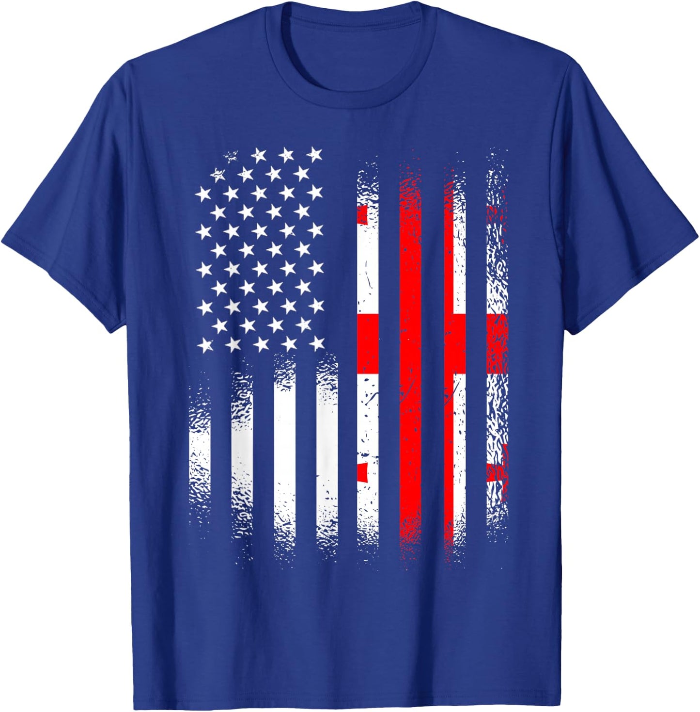 Georgian American Heritage Month Georgia Patriot Grown T-Shirt - T-Shirt | Royal