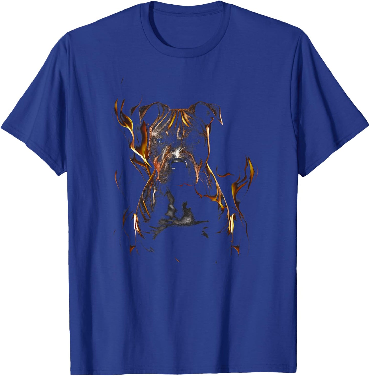 Art Colorful American Staffordshire Terrier T-Shirt - T-Shirt | Royal
