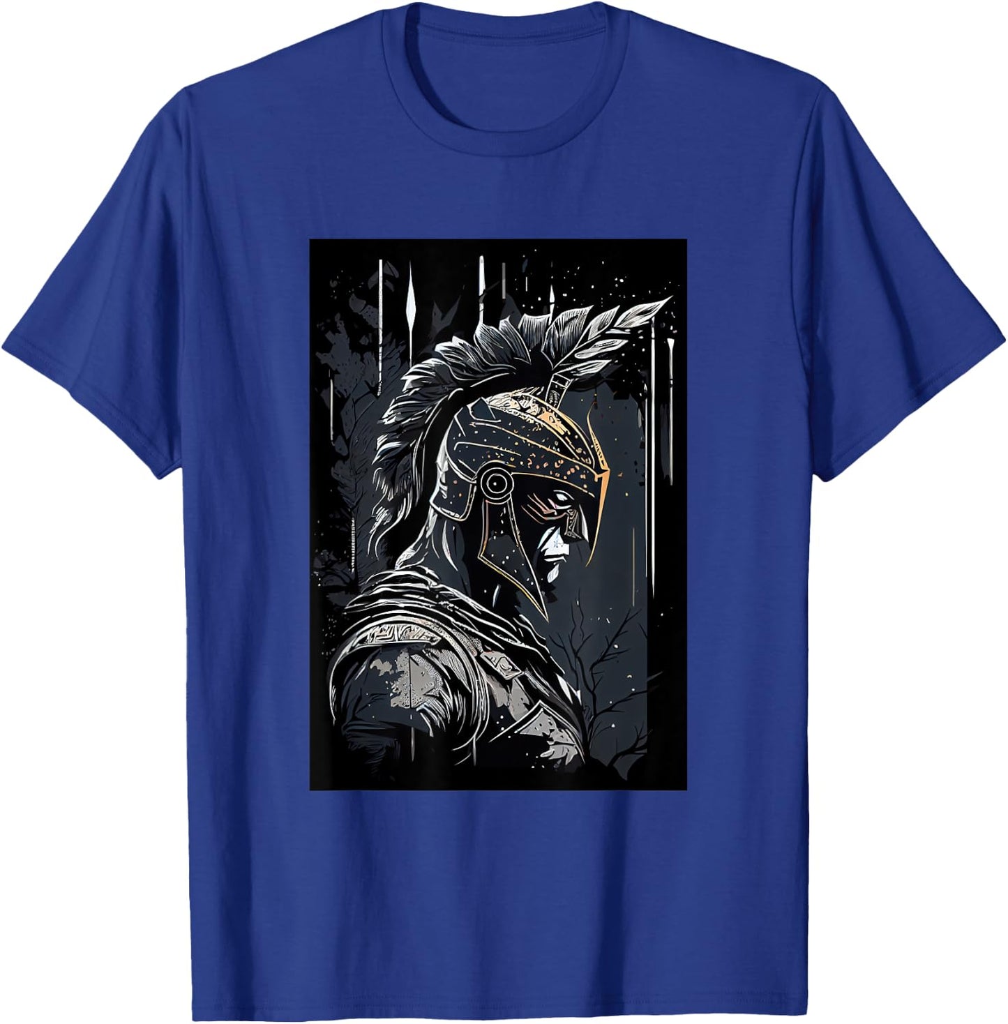 Epic Motivational Spartan Warrior Trojan Warrior Gladiator T-Shirt - T-Shirt | Royal