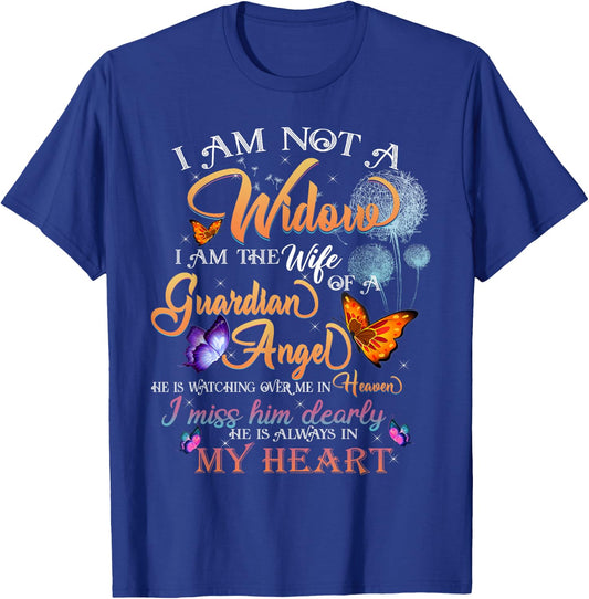 My Husband's Wings Were Ready But My Heart Was Not Memories T-Shirt - T-Shirt | Royal