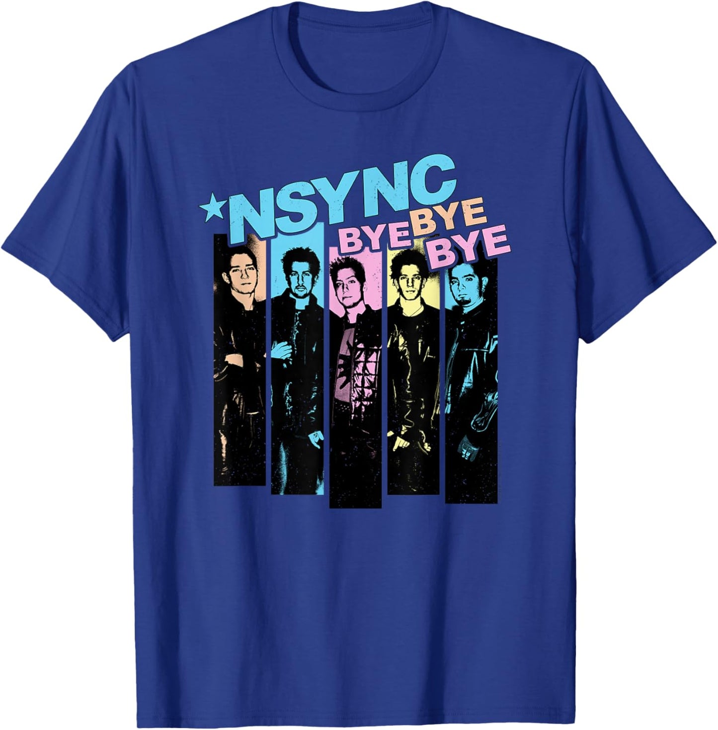 NSYNC Official Neon Bye Bye Bye T-Shirt - T-Shirt | Royal