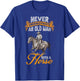 Never Underestimate An Old Man With A Horse, Riding Horses T-Shirt - T-Shirt | Royal