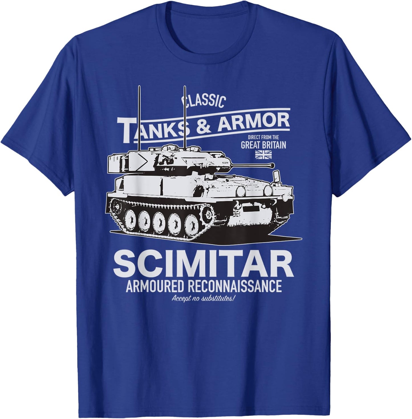 FV107 Scimitar T-Shirt - T-Shirt | Royal