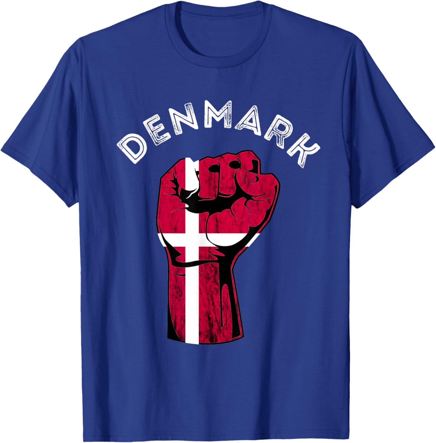 Denmark Handfist Power Denmark Flag Dansk Danish Roots T-Shirt - T-Shirt | Royal