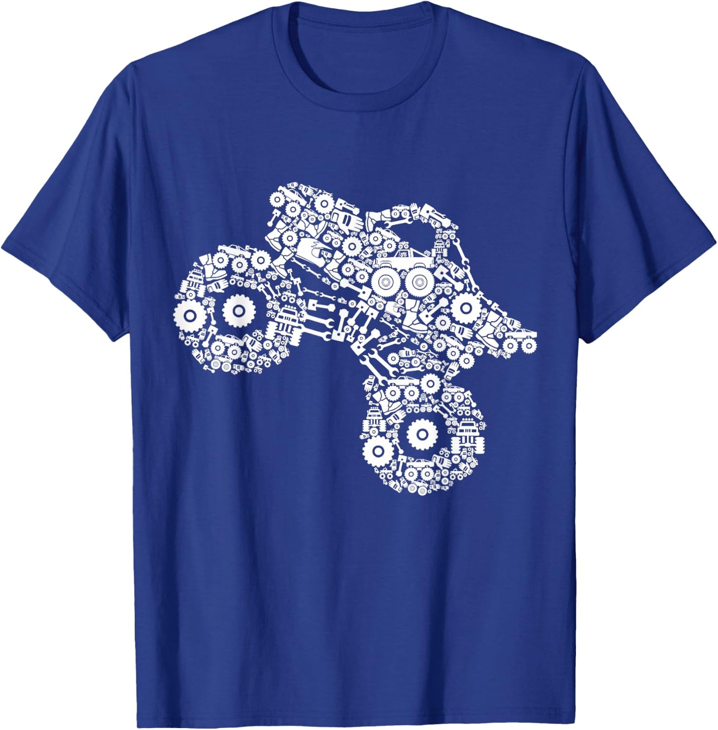 Monster Truck Boys Girls Kids T-Shirt - T-Shirt | Royal