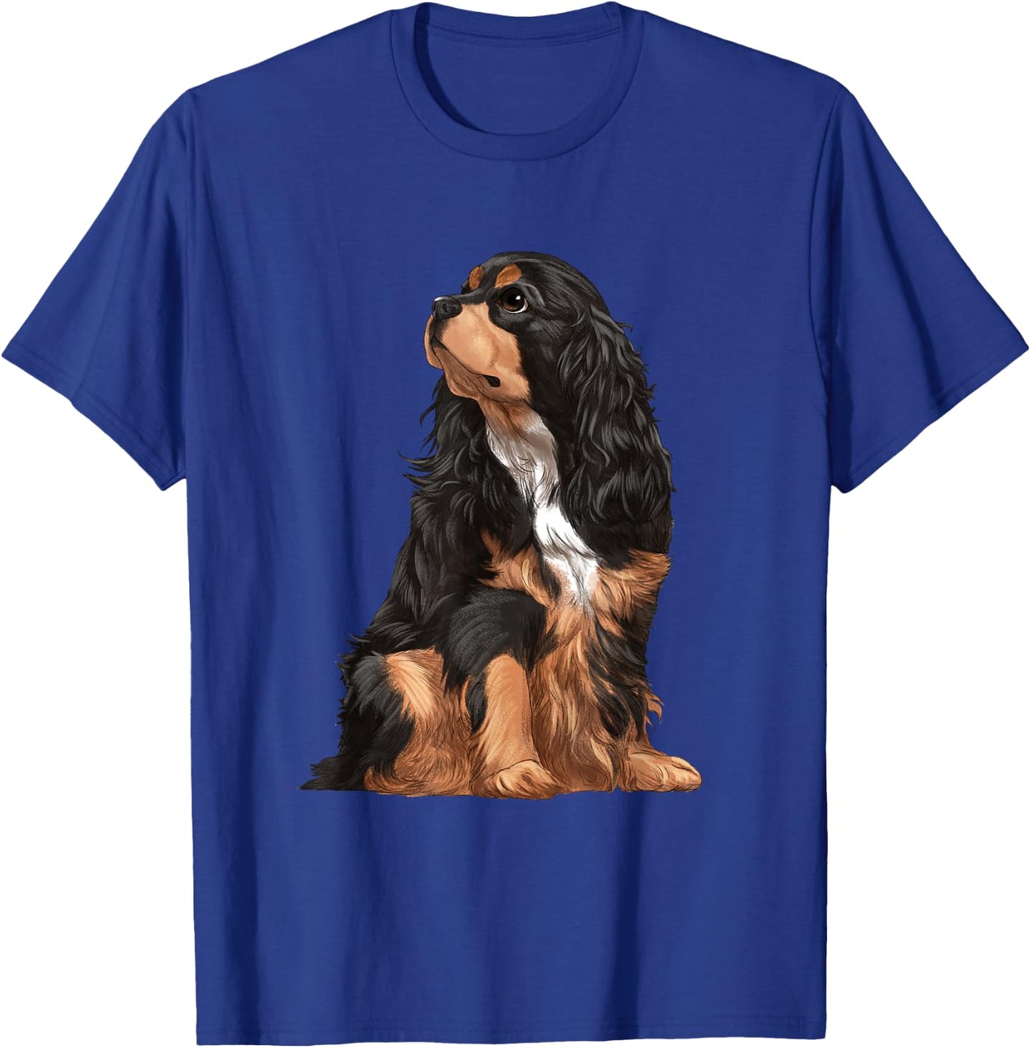 Sitting Dog Cavalier King Charles Spaniel T-Shirt - T-Shirt | Royal