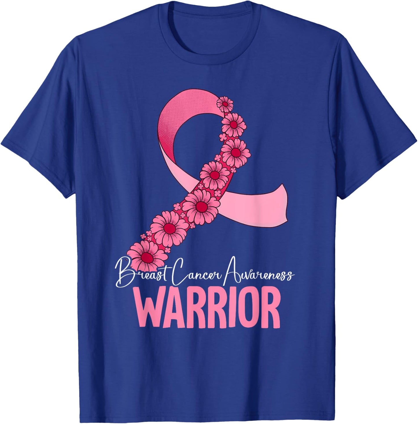 Warrior Breast Cancer T-Shirt - T-Shirt | Royal