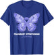 Pulmonary Hypertension Awareness Month Periwinkle Ribbon T-Shirt - T-Shirt | Royal