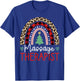 Massage Therapist Rainbow Christmas Massage Therapy Masseuse T-Shirt - T-Shirt | Royal