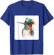 A Hummingbird Wearing A Hat. Hummingbird Donning A Hat, Bird T-Shirt - T-Shirt | Royal