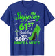 Stepping Into My 61st Birthday With GODs Grace & Mercy T-Shirt - T-Shirt | Royal