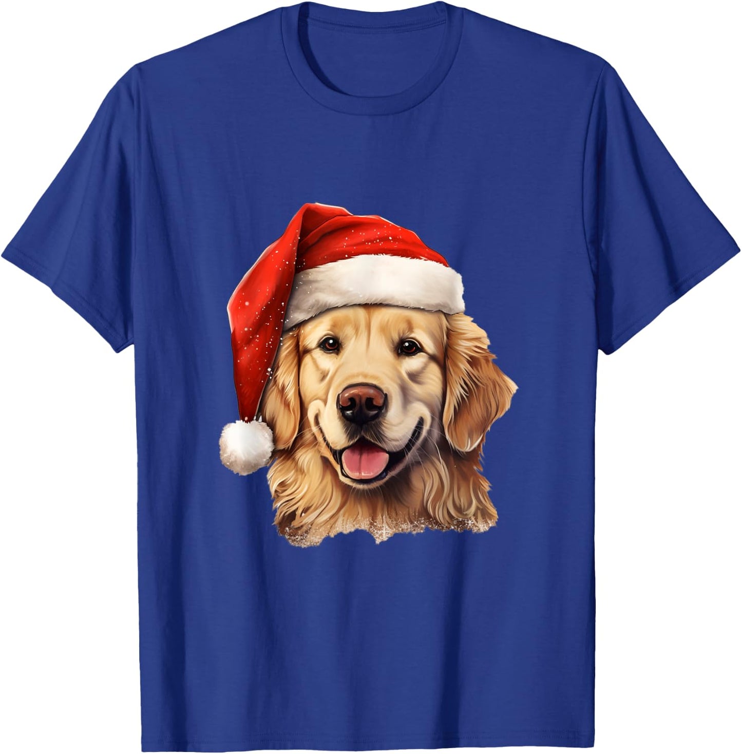 Christmas Golden Retriever - Golden Retriever Christmas T-Shirt - T-Shirt | Royal
