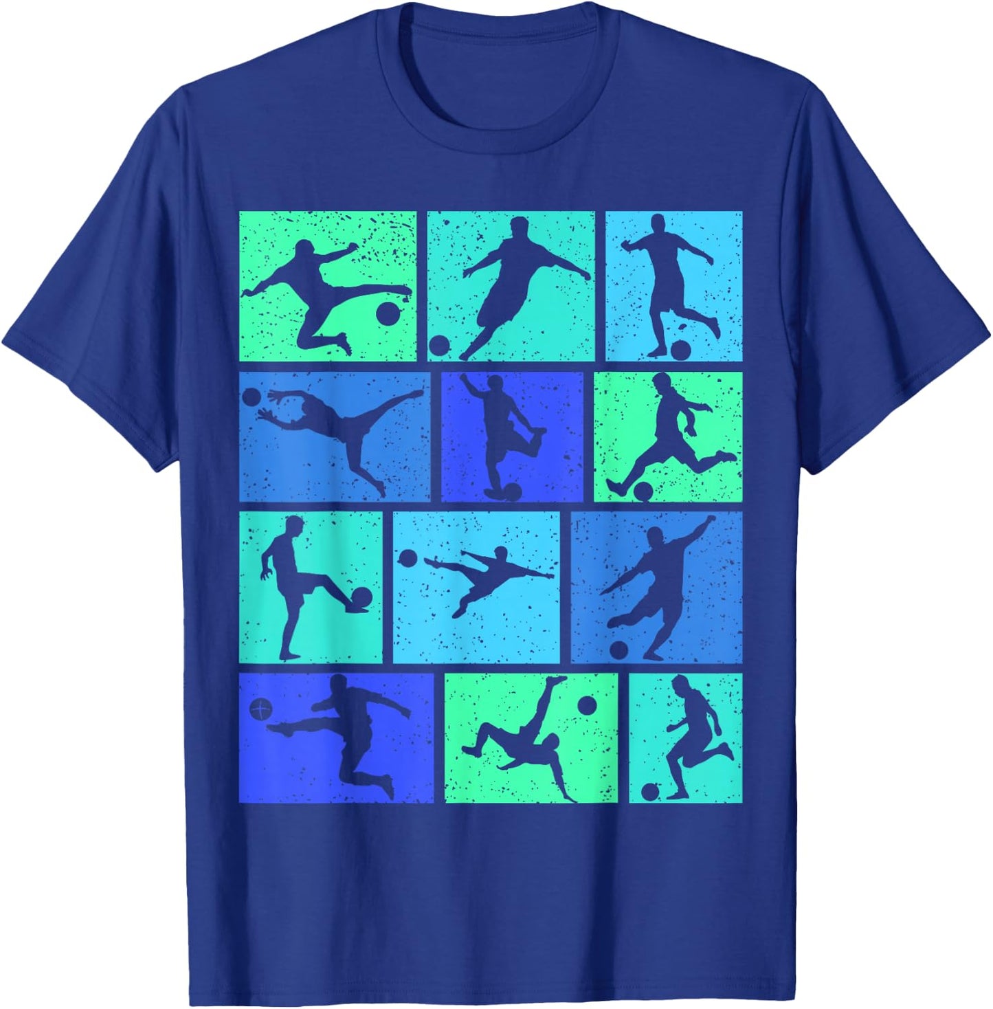 Soccer Boys Kids Men T-Shirt - T-Shirt | Royal