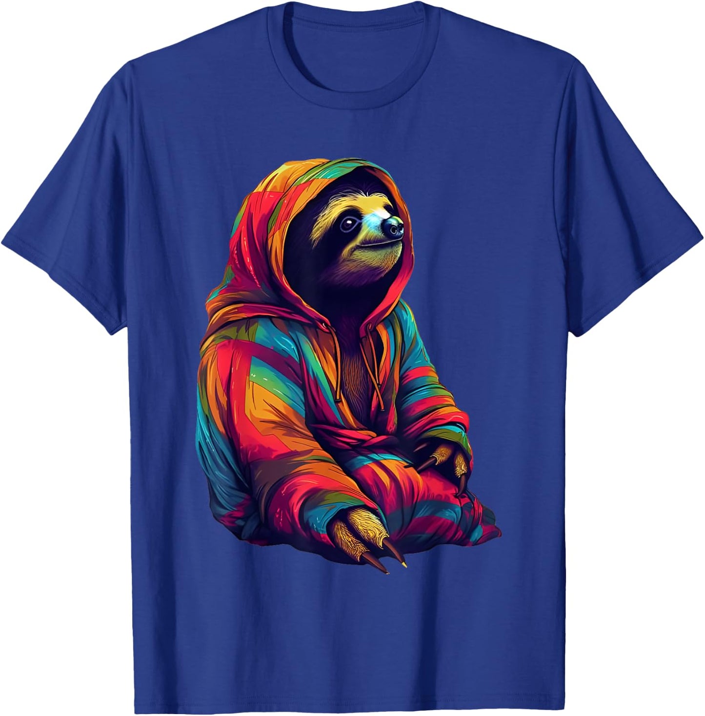 Zen Sloth T-Shirt - T-Shirt | Royal