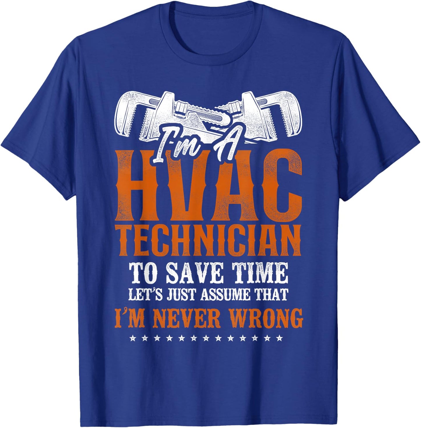 HVAC Technician Tech Vintage I'm A Hvac Technician To Save T-Shirt - T-Shirt | Royal