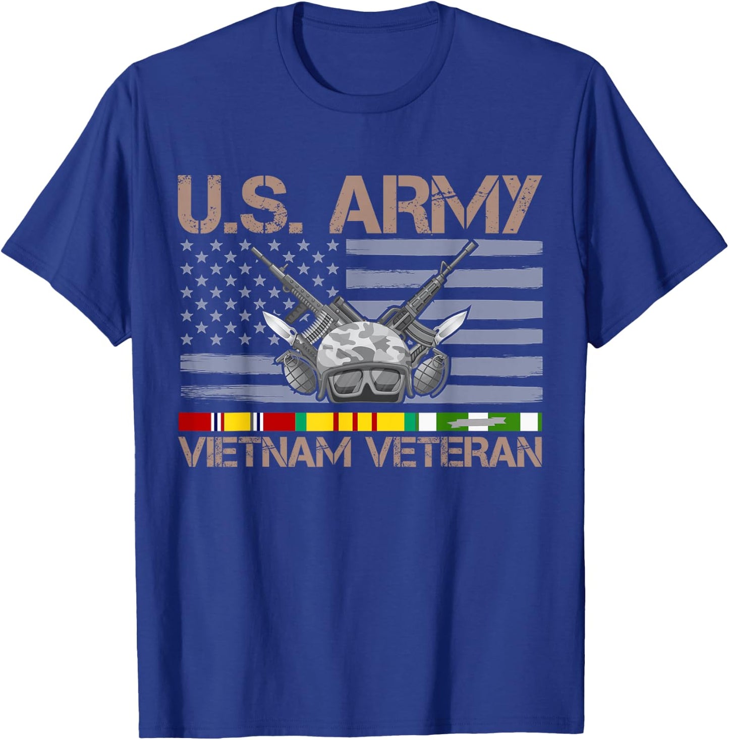 US Army Vietnam Veteran T-Shirt - T-Shirt | Royal
