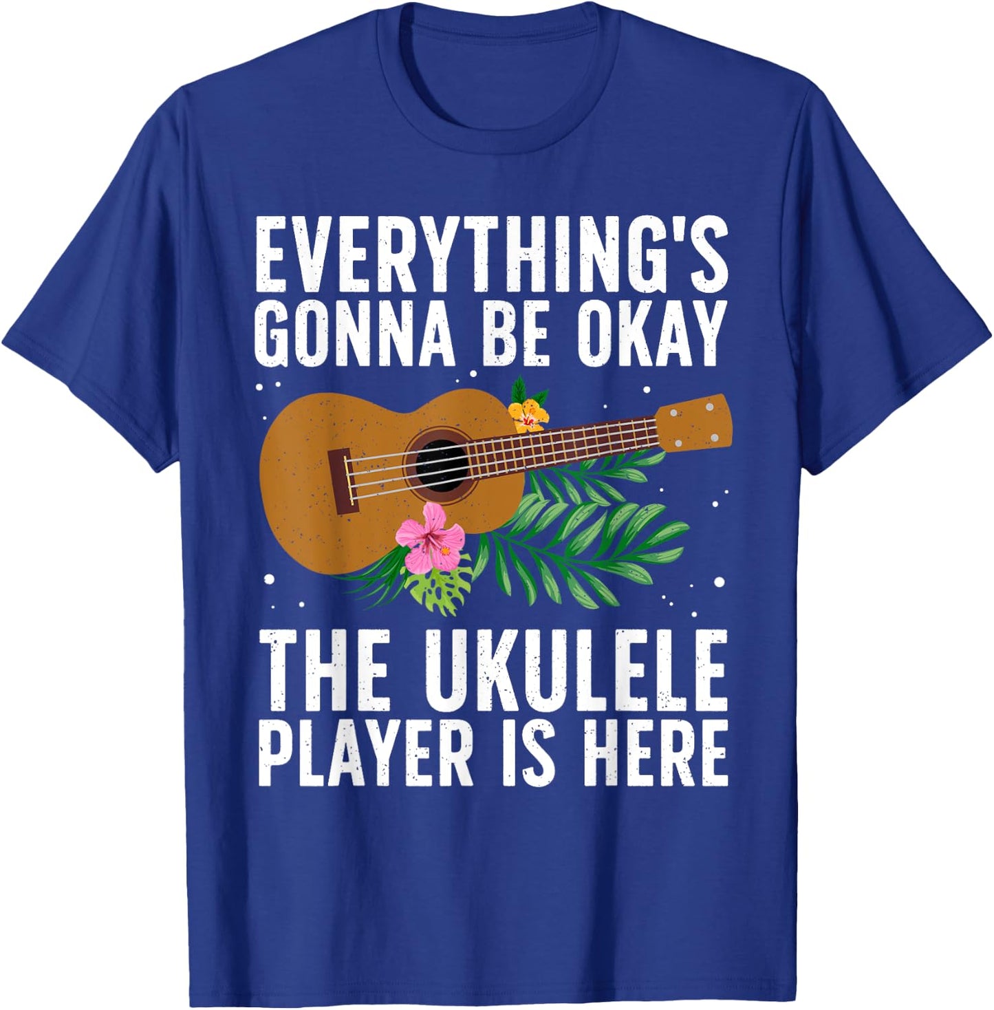 Cool Ukulele Player Design Women Uke Ukulele Lover T-Shirt - T-Shirt | Royal