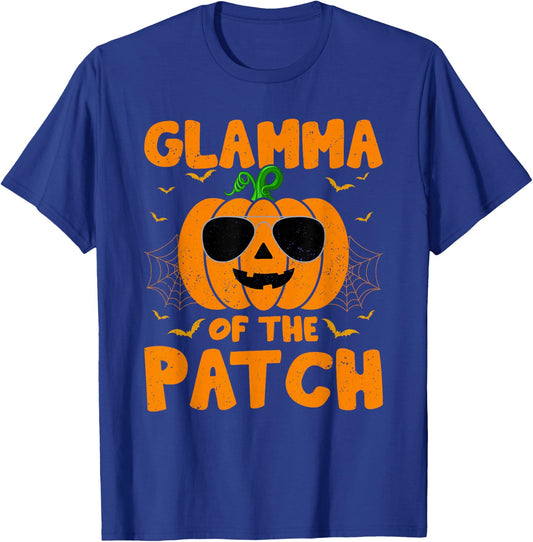 Pumpkin Glamma Of The Patch Family Group Costume Halloween T-Shirt - T-Shirt | Royal
