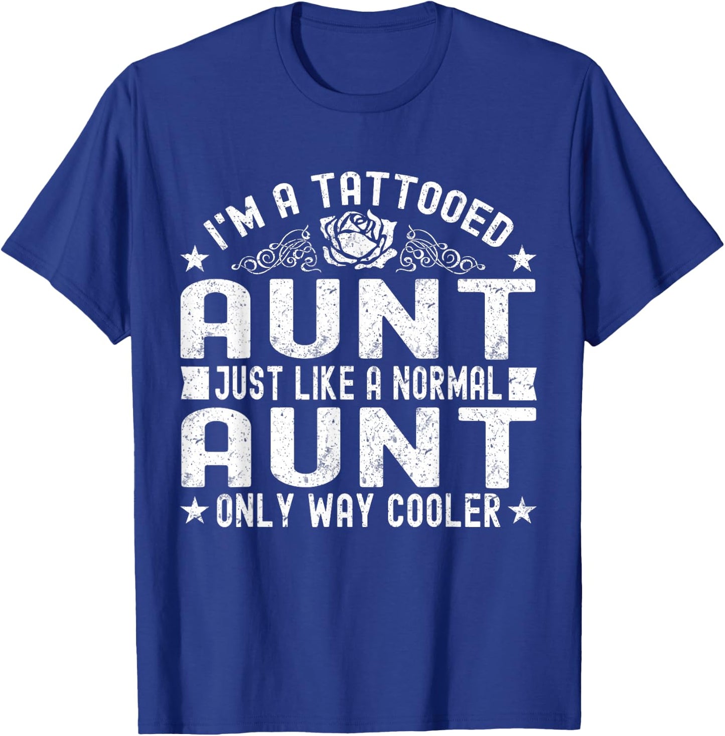 Tattooed Aunt With Tattoos Auntie T-Shirt - T-Shirt | Royal