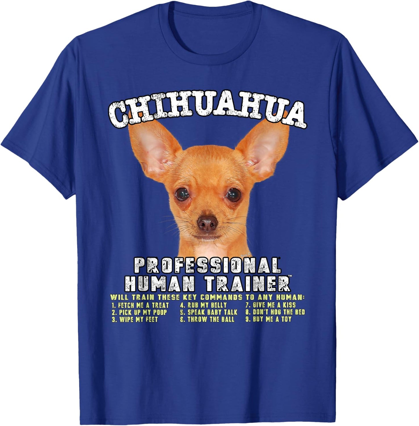 Kitana Chihuahua Dog Themed , -Adults, Black, Small, Short Sleeve, Cotton, Classic Fit, Modern Classic, Chihuahua T-Shirt - T-Shirt | Royal
