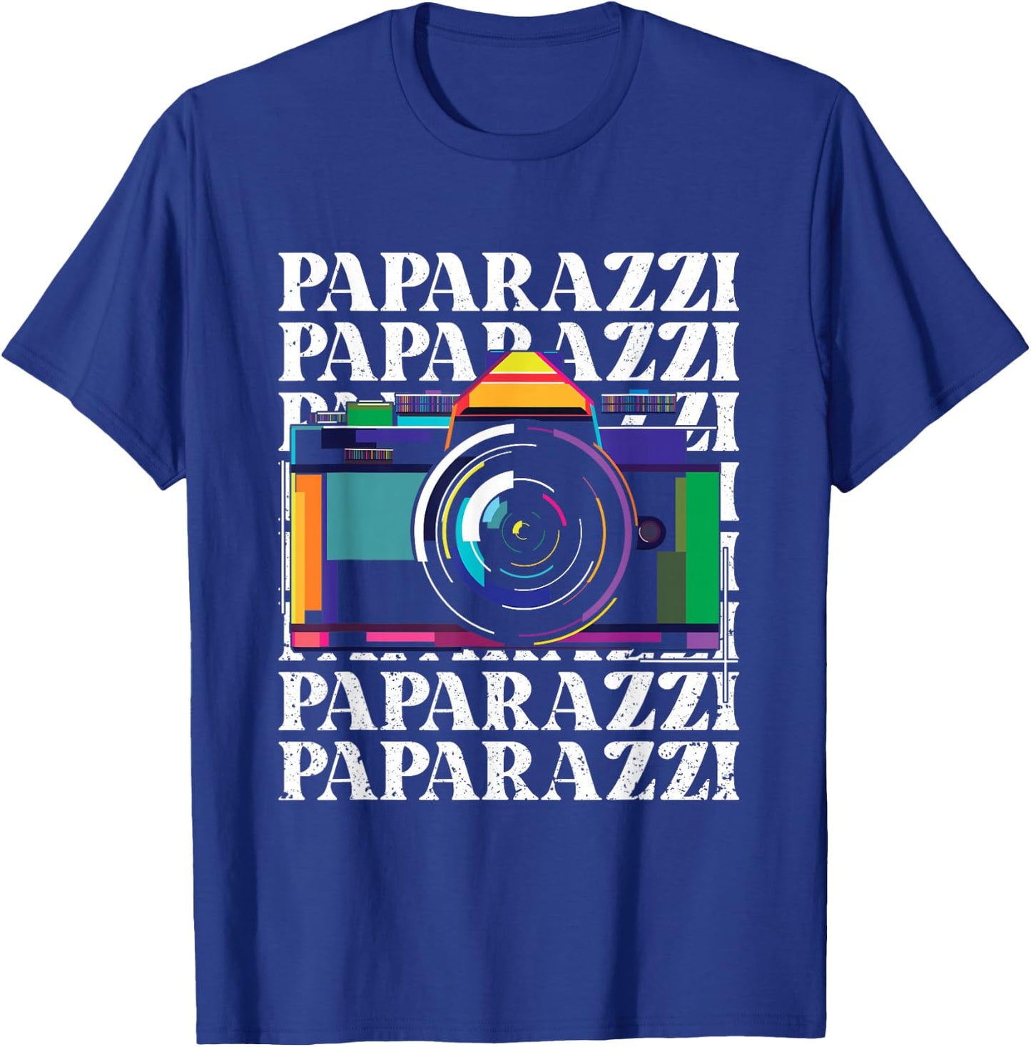 Paparazzi | Yellow Journalism Press | Photographer Camera T-Shirt - T-Shirt | Royal