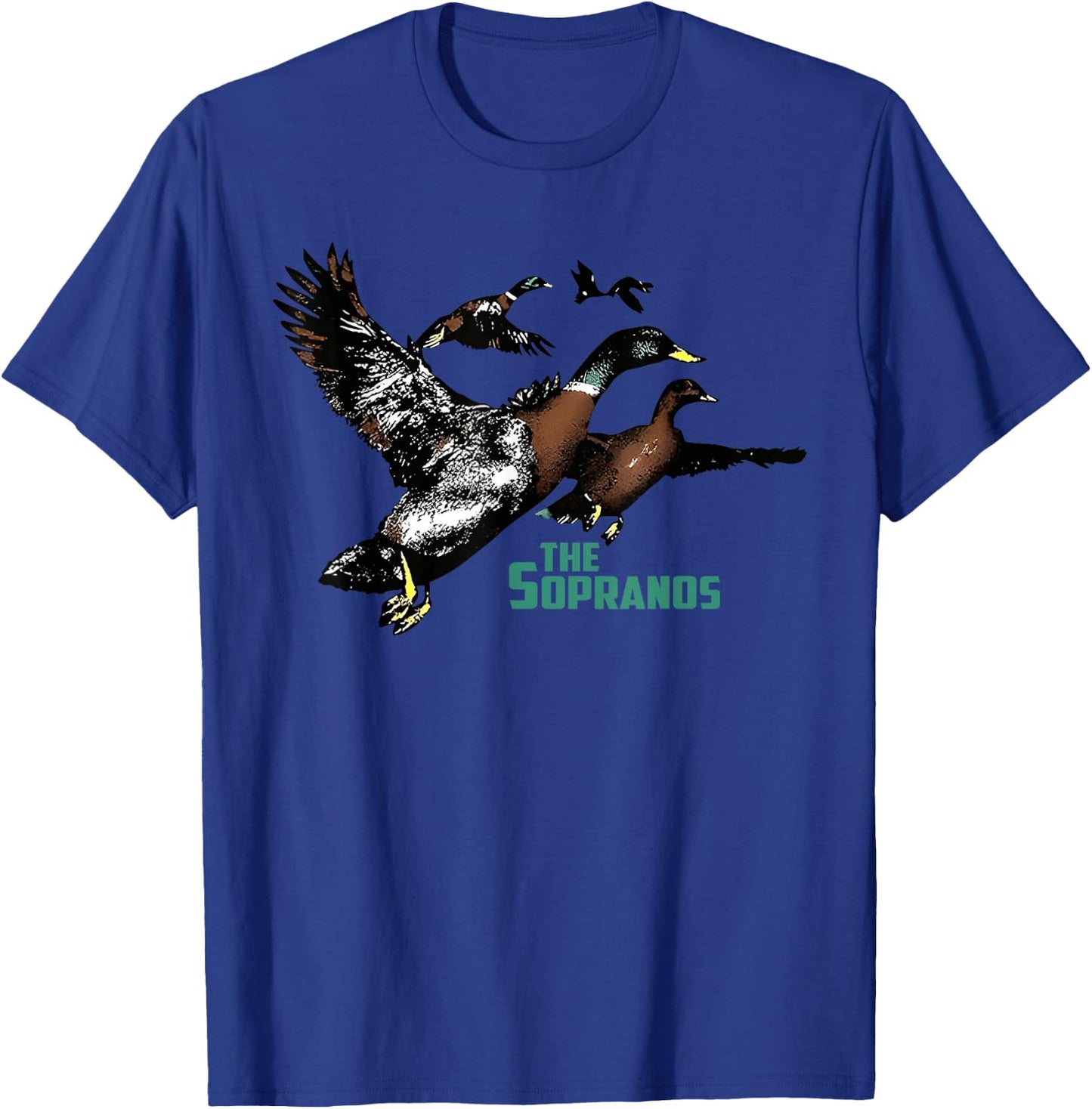 Ducks The Sopranos Do You Feel Depressed The Duck Left I T-Shirt - T-Shirt | Royal