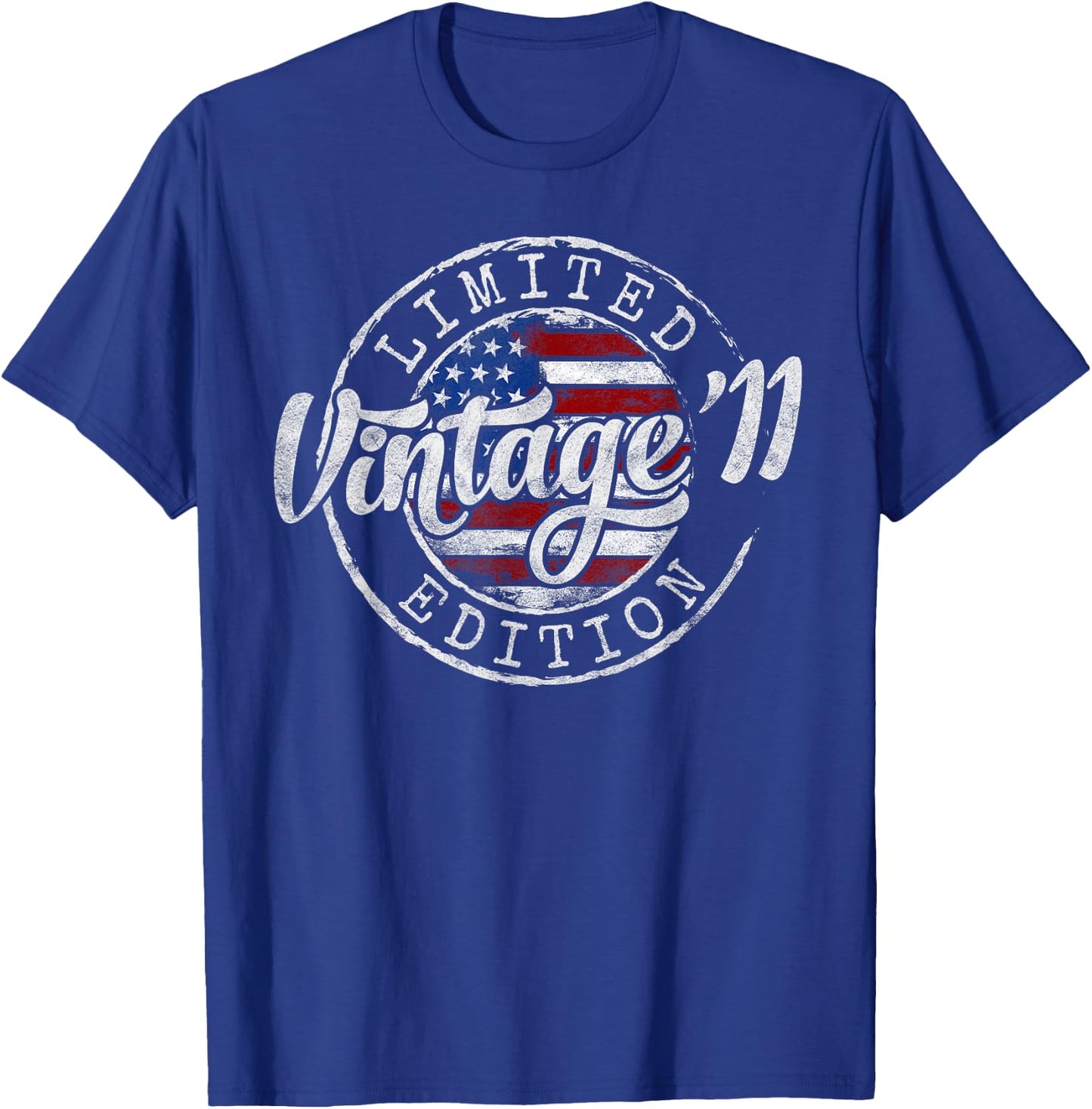 Vintage 2011 14th Birthday Gifts for Boy Girl 14 Year Old T-Shirt - T-Shirt | Royal
