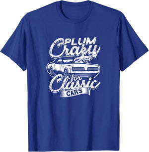 Plum Crazy for Classic Cars - oldies T-Shirt - T-Shirt | Royal