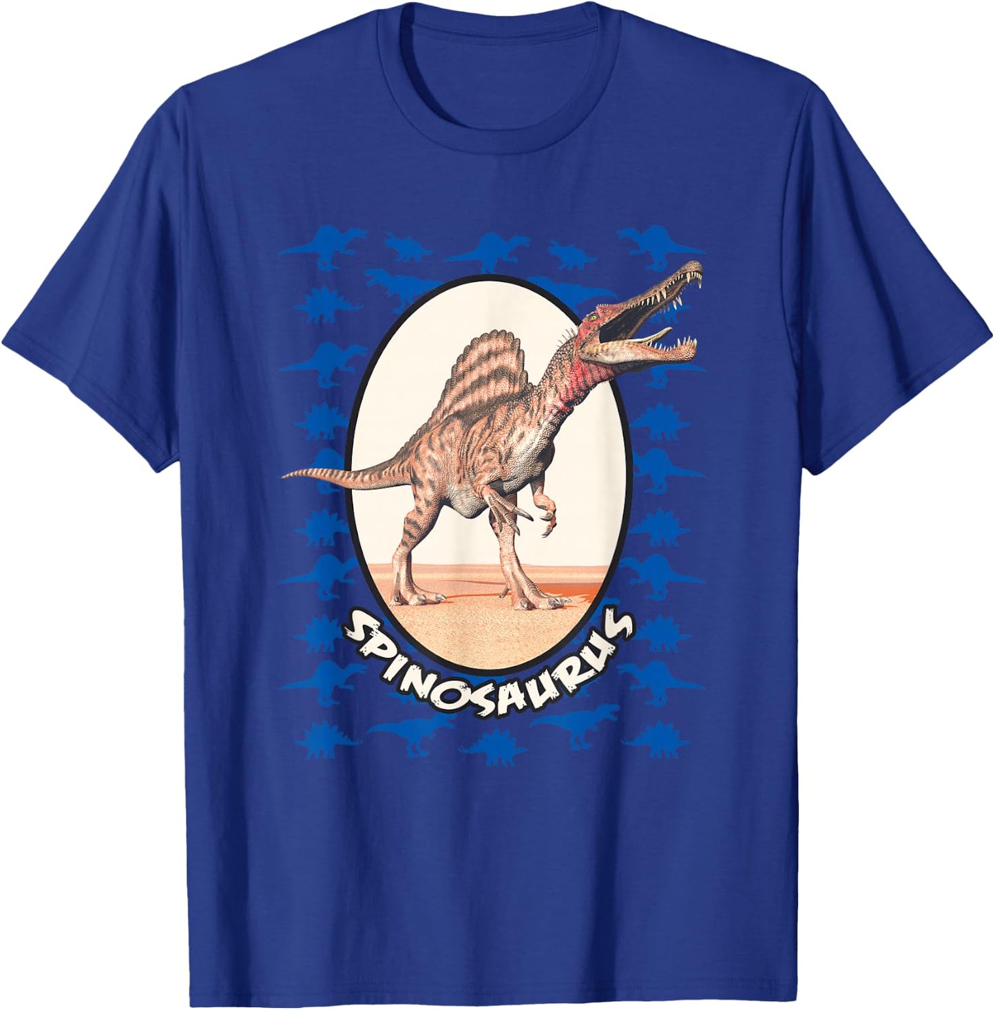 Spinosaurus Shirt for Kids, Dino Gift, Dinosaur Adult T-Shirt - T-Shirt | Royal
