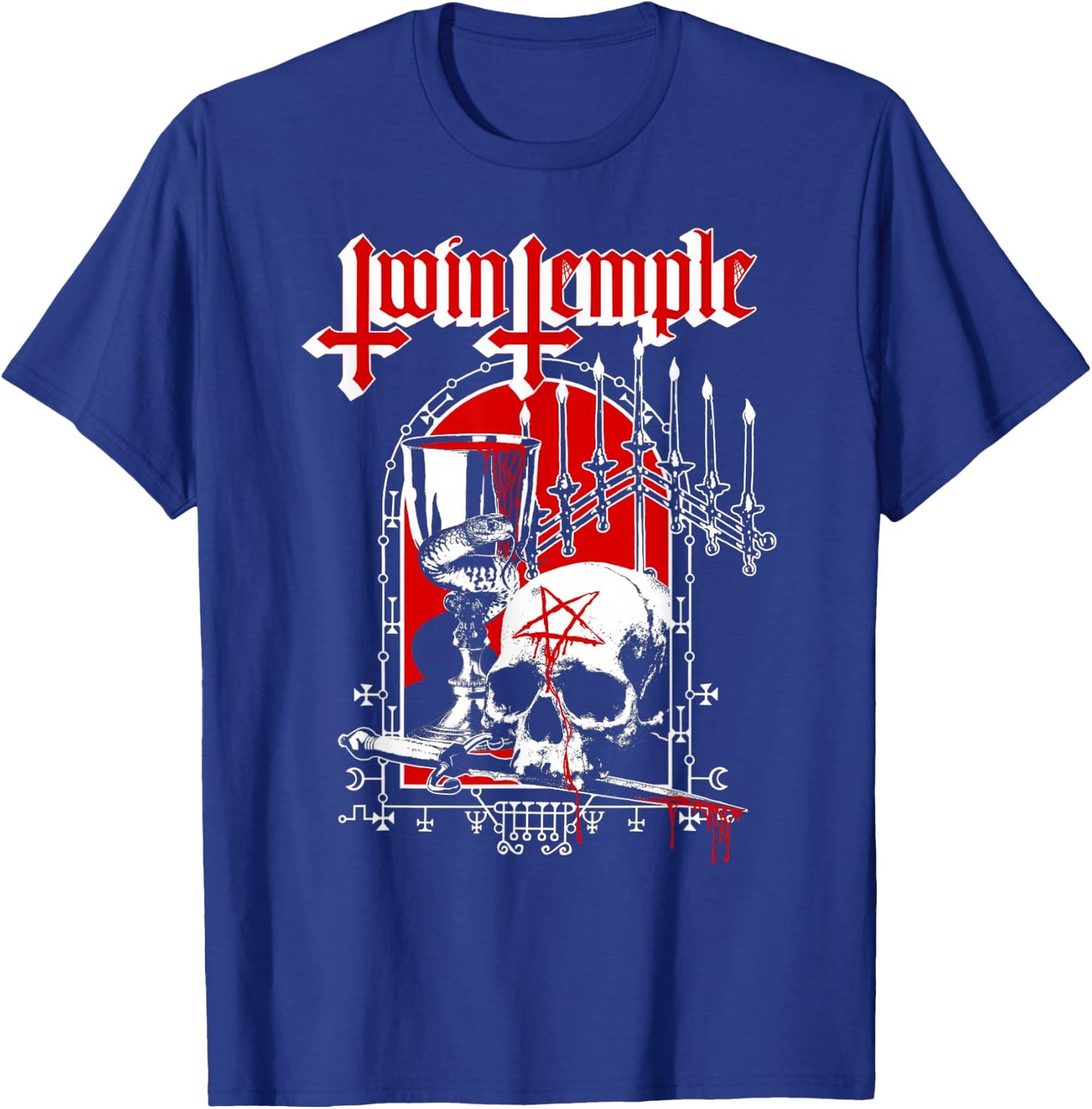 Twin Temple – Altar T-Shirt - T-Shirt | Royal