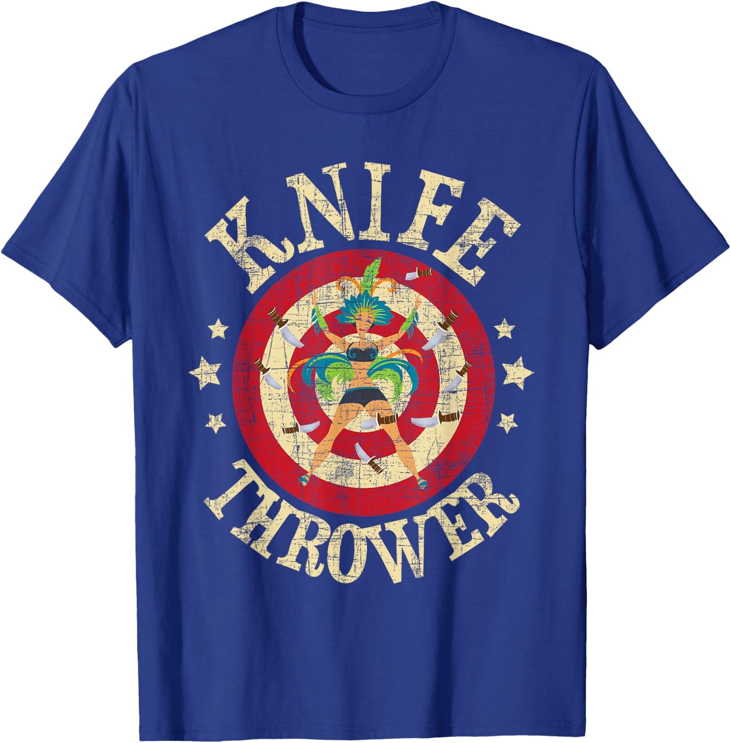 Knife Thrower - Circus Birthday Party Circus Costume Small T-Shirt - T-Shirt | Royal