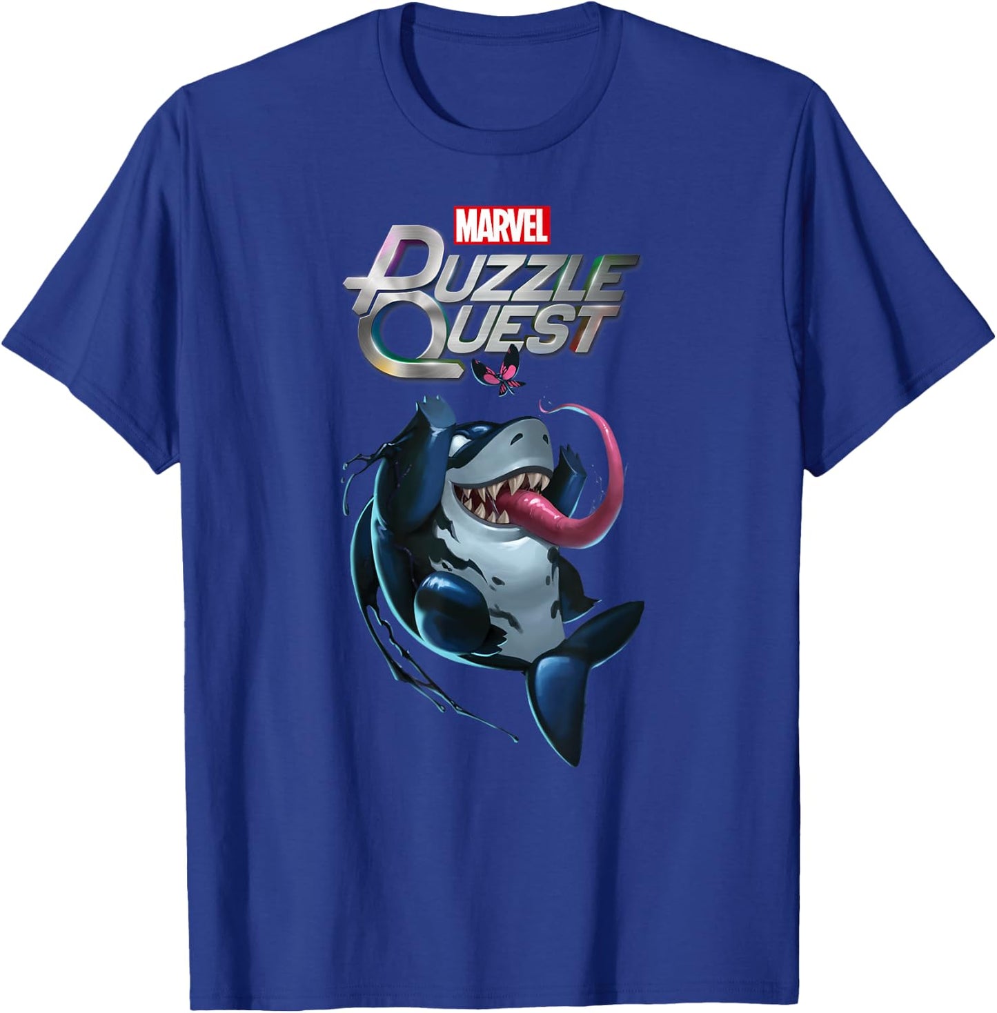 Marvel Puzzle Quest Jeff the Land Shark Jeffrey Symbiote T-Shirt - T-Shirt | Royal