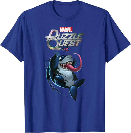 Marvel Puzzle Quest Jeff the Land Shark Jeffrey Symbiote T-Shirt - T-Shirt | Royal