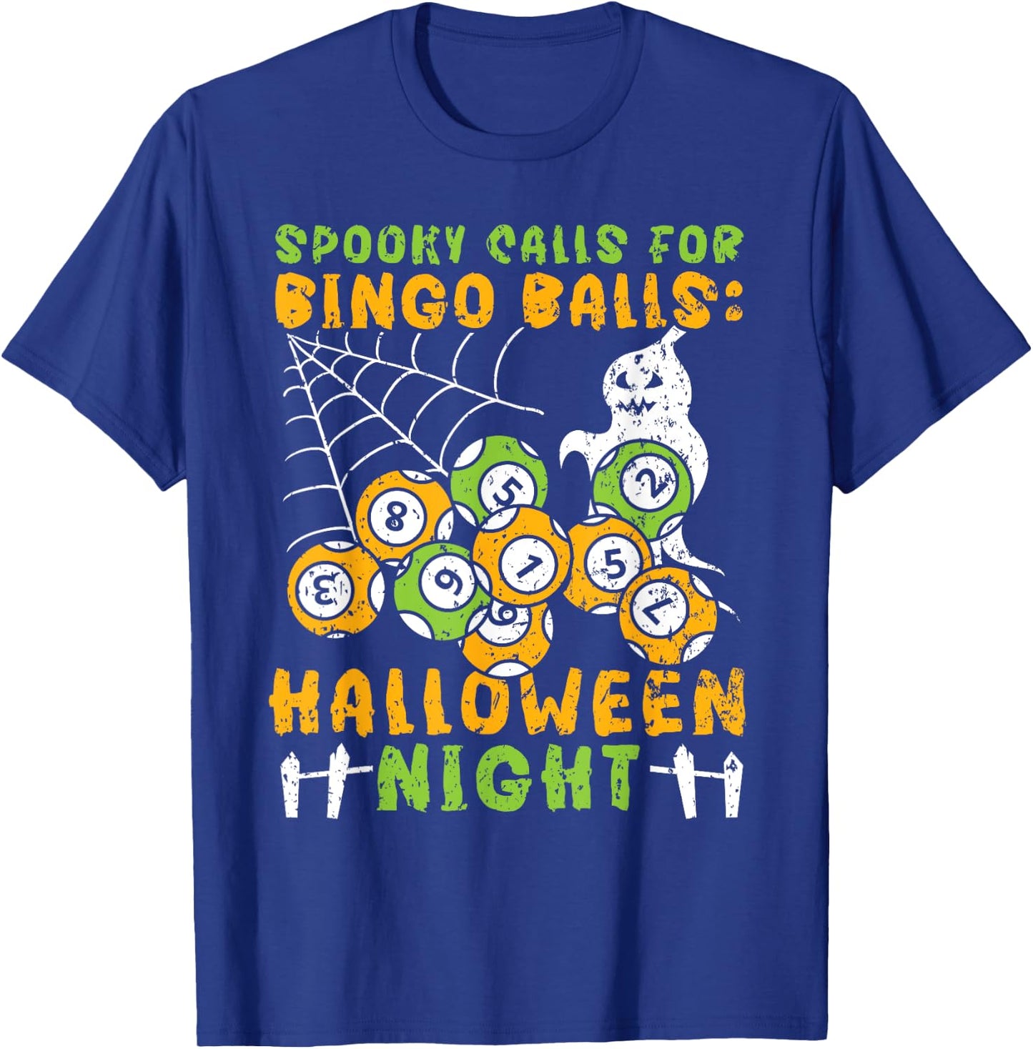 Bingo Halloween Trick Or Treat Bingo Player Bingo Caller T-Shirt - T-Shirt | Royal