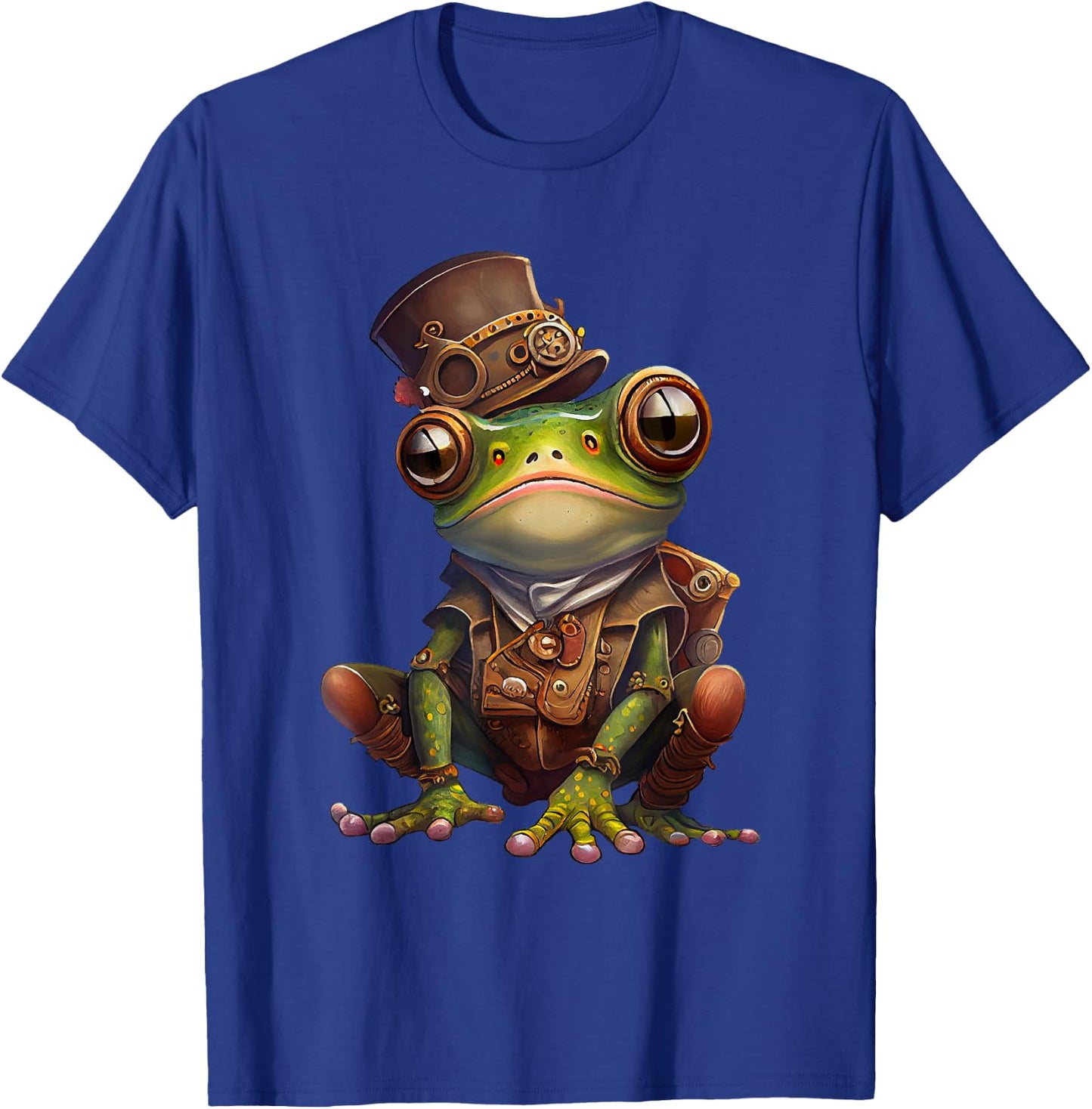 Steampunk frog engines power animals heart and soul T-Shirt - T-Shirt | Royal