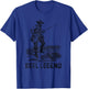 Reel Legend, Old Vintage Fisherman Fishing Grandpa Joke T-Shirt - T-Shirt | Royal