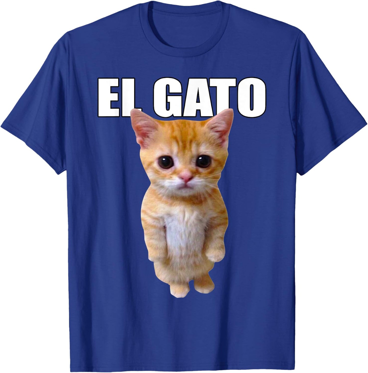 El Gato Meme Sad Crying Cat Munchkin Kitty Meme Trendy Small T-Shirt - T-Shirt | Royal
