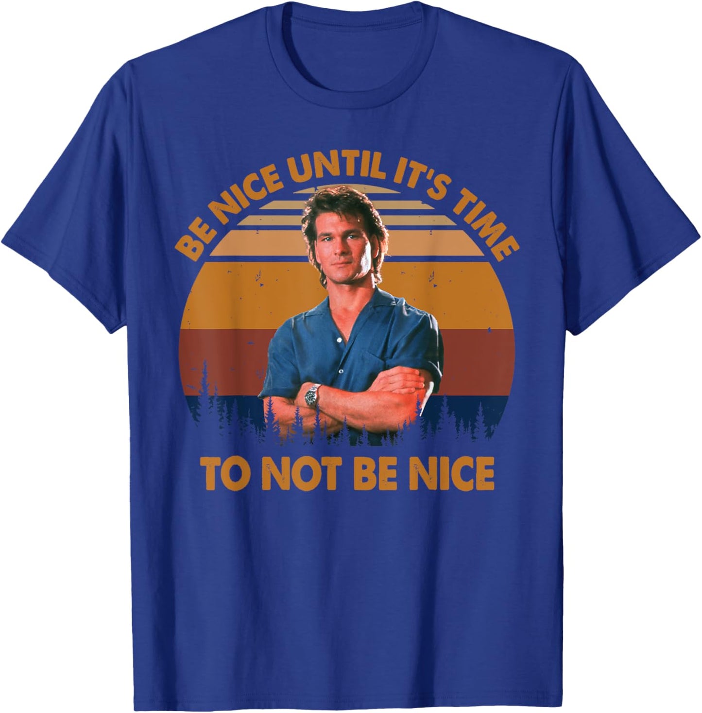 Be Nice Until It's Time To Not Be Nice Vintage T-Shirt - T-Shirt | Royal