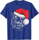 Tiger Shirts Men & Kids Tiger Santa Christmas 2025 T-Shirt - T-Shirt | Royal