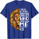 lion shirts with bible verses Philippians T-Shirt - T-Shirt | Royal