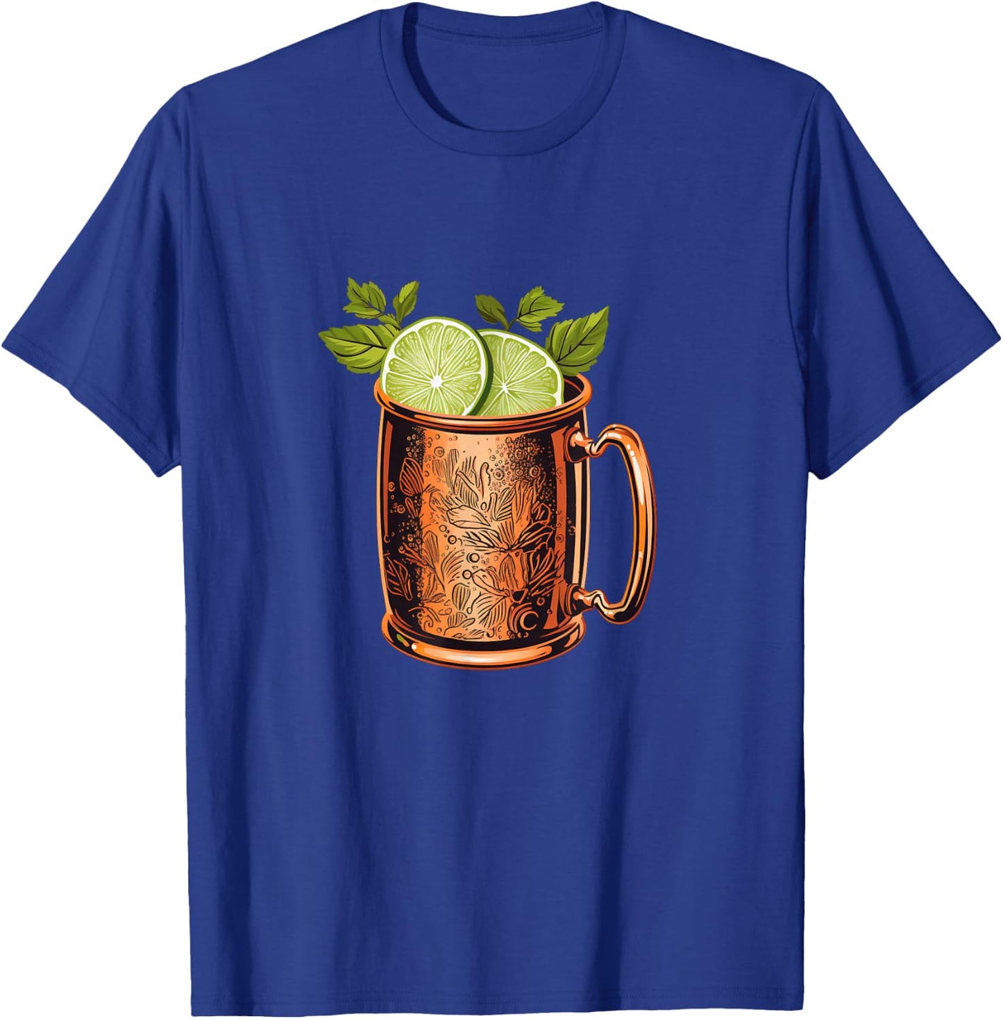 Cool Moscow Mule Cocktail Costume for Man and Woman T-Shirt - T-Shirt | Royal