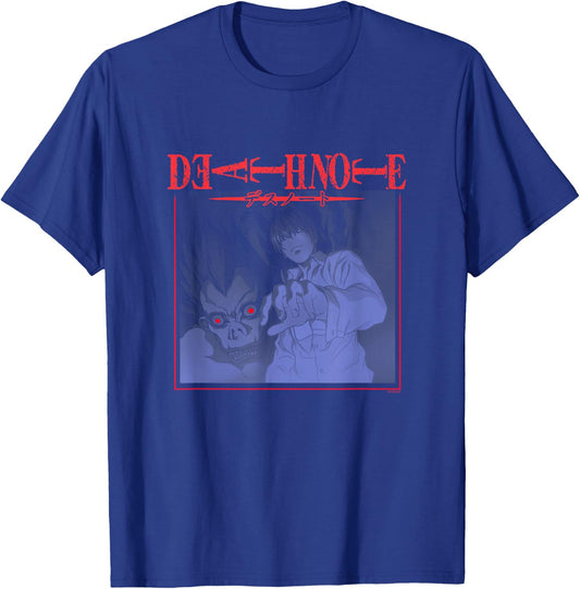 Death Note Light and Ryuk with Logo Anime T-Shirt - T-Shirt | Royal