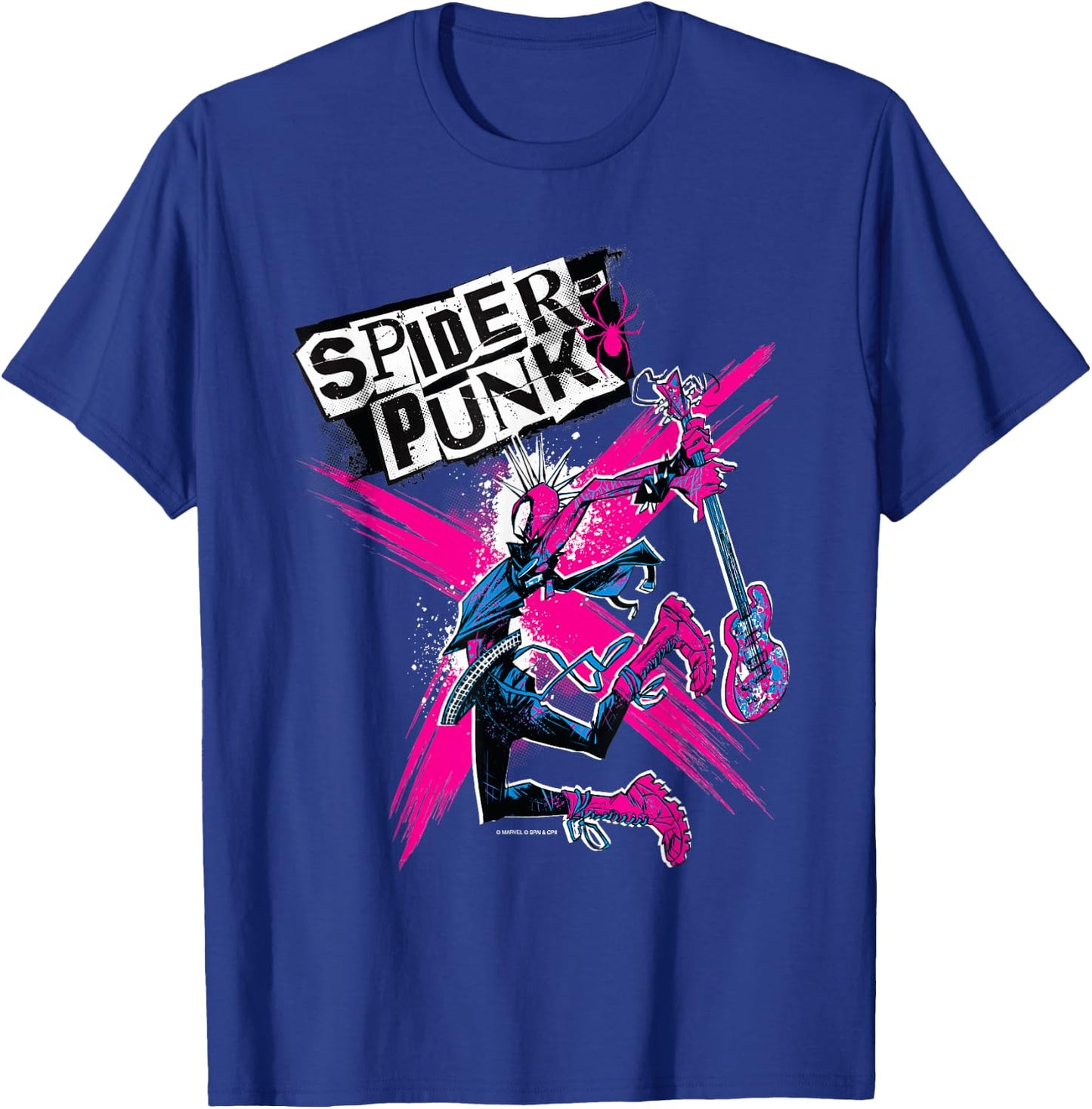 Marvel Spider-Man: Across The Spider-Verse Spider-Punk X T-Shirt - T-Shirt | Royal