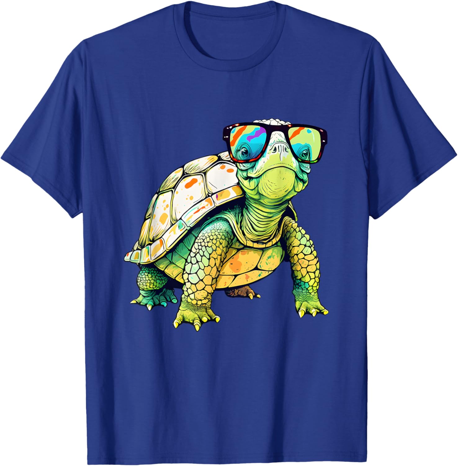 Turtle Colorful Turtle Outfit Turtle Lover Turtle T-Shirt - T-Shirt | Royal