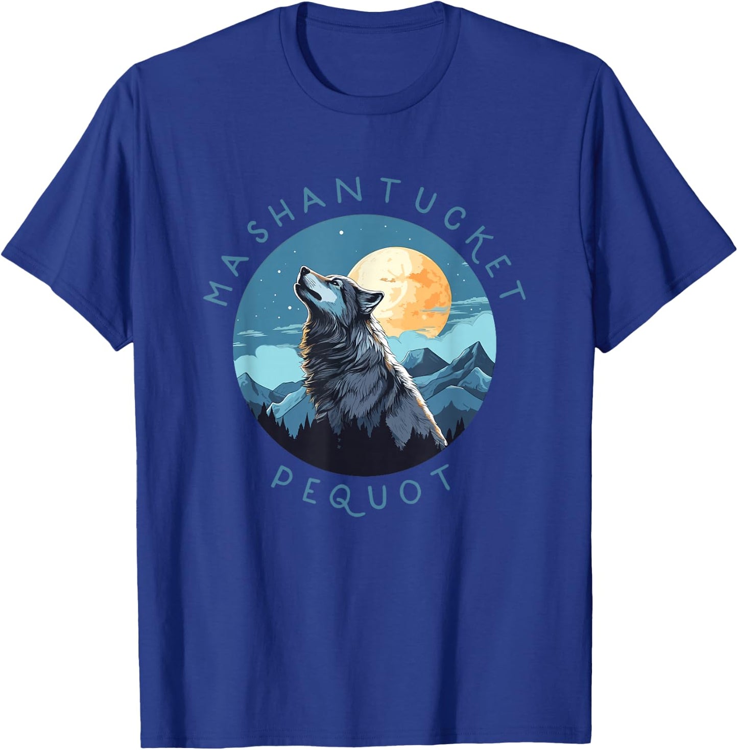 Mashantucket Pequot Indian Tribe Native American Indigenous T-Shirt - T-Shirt | Royal