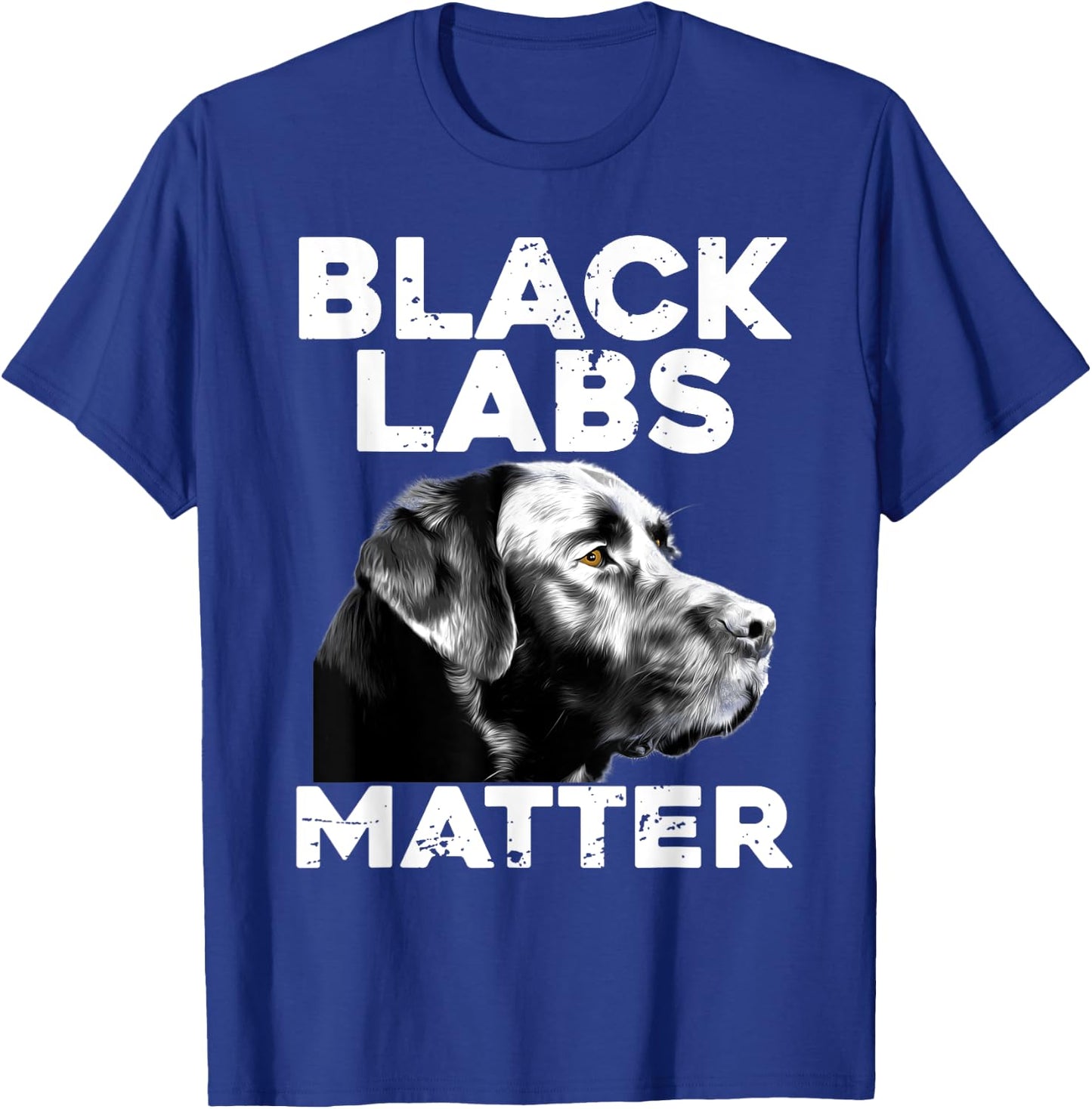 Cool Labrador Women Black Labs Matter Service Animal T-Shirt - T-Shirt | Royal